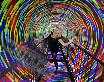 Spinning Inside Tunnel